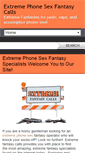 Mobile Screenshot of extremefantasycalls.com